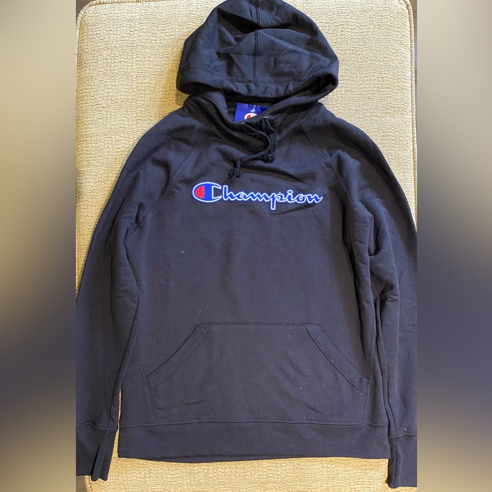 Champion NWT womens Black Hoodie Sweatshirt